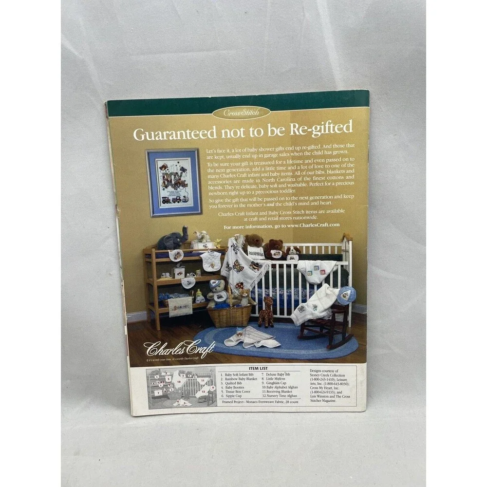 Cross Stitcher Magazine August 2004 Joan Elliott Stocking Snowman Patriotic